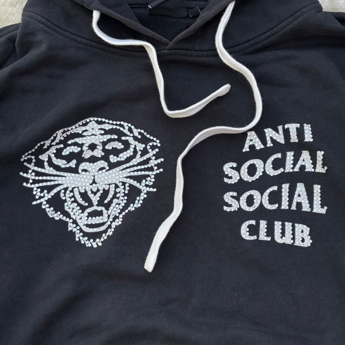 Vintage Edhardy X Anti Social Social Club Hoodie L/XL