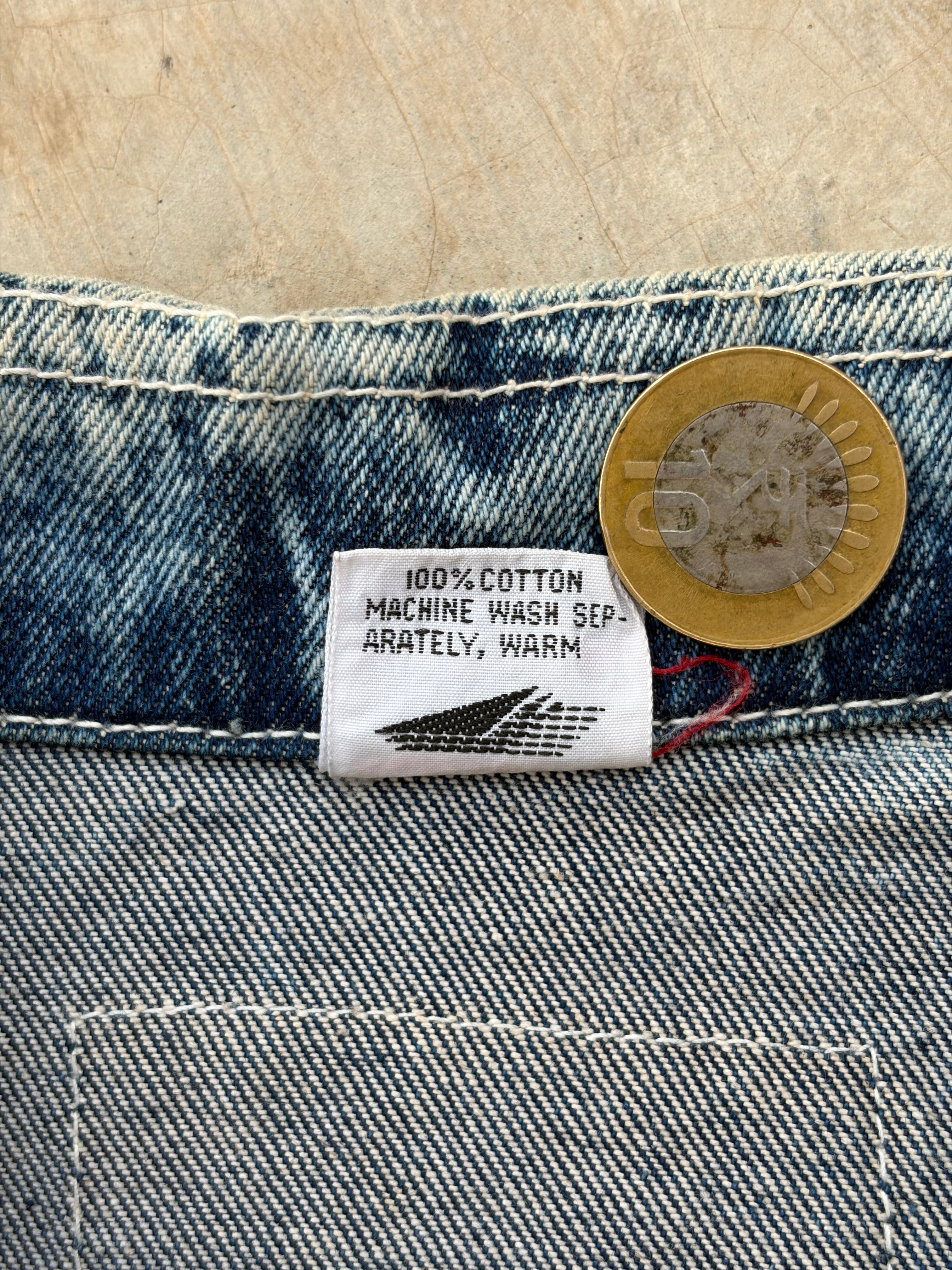 Vintage 80s Hysteric Glamour Y2K Punk Denim Trucker M