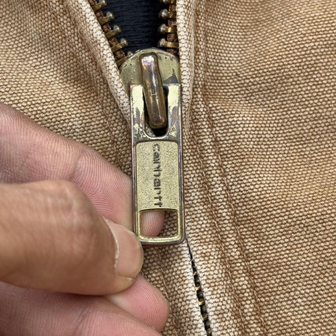 Vintage 00s Carhartt Active Jacket BRN M