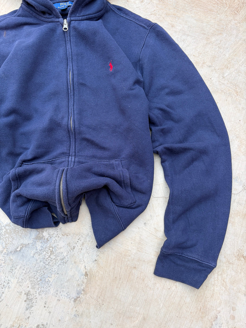 Vintage 90s Polo Ralph Lauren Zip Hoodie M