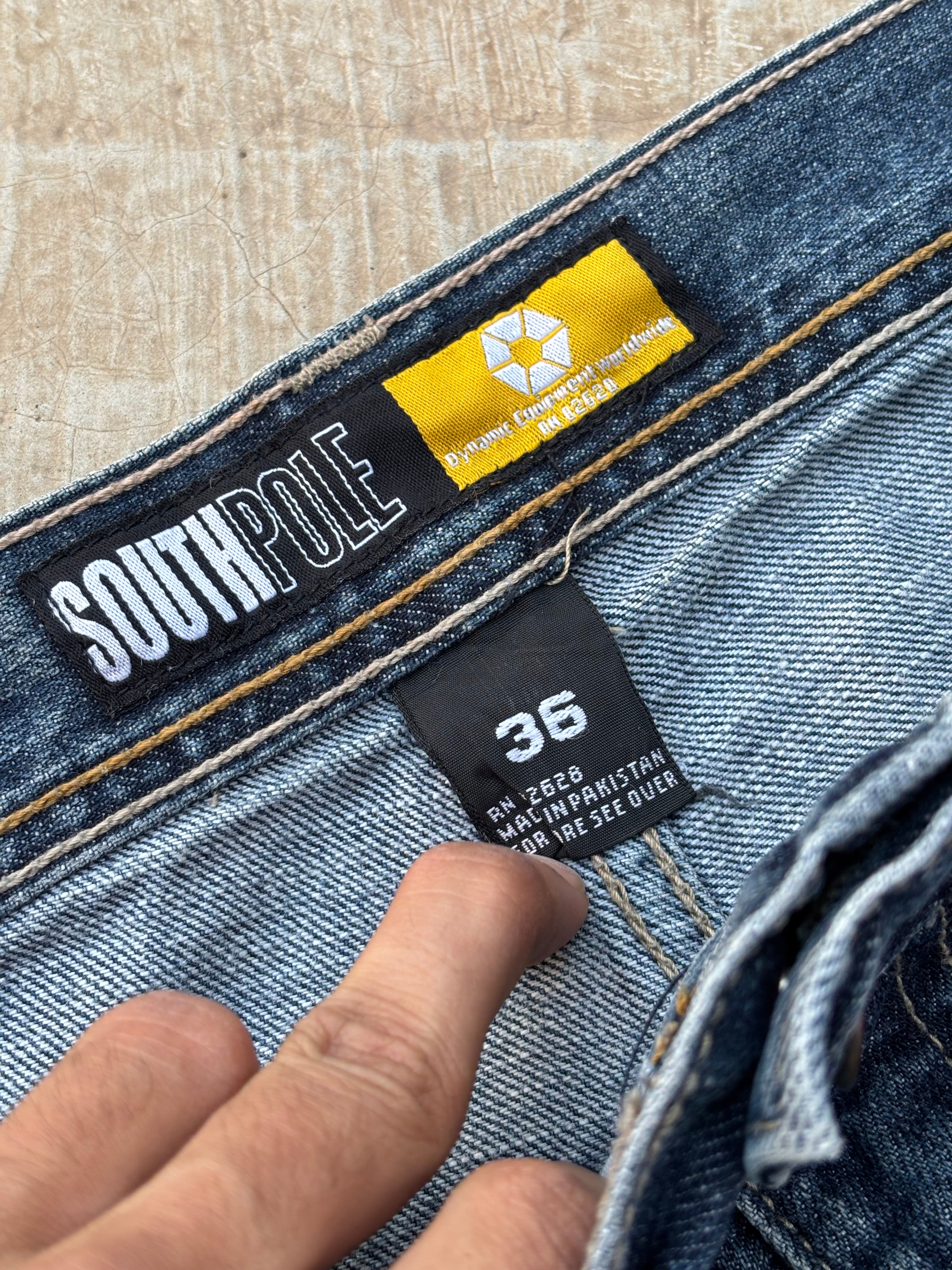 Vintage 90s SouthPole Yellow Tabs 36