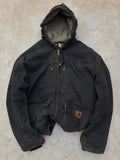Vintage Distressed & Faded Carhartt Long Coat Jacket C95 XL