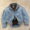 Vintage 90s Carhartt HTG Denim Trucker L/XL