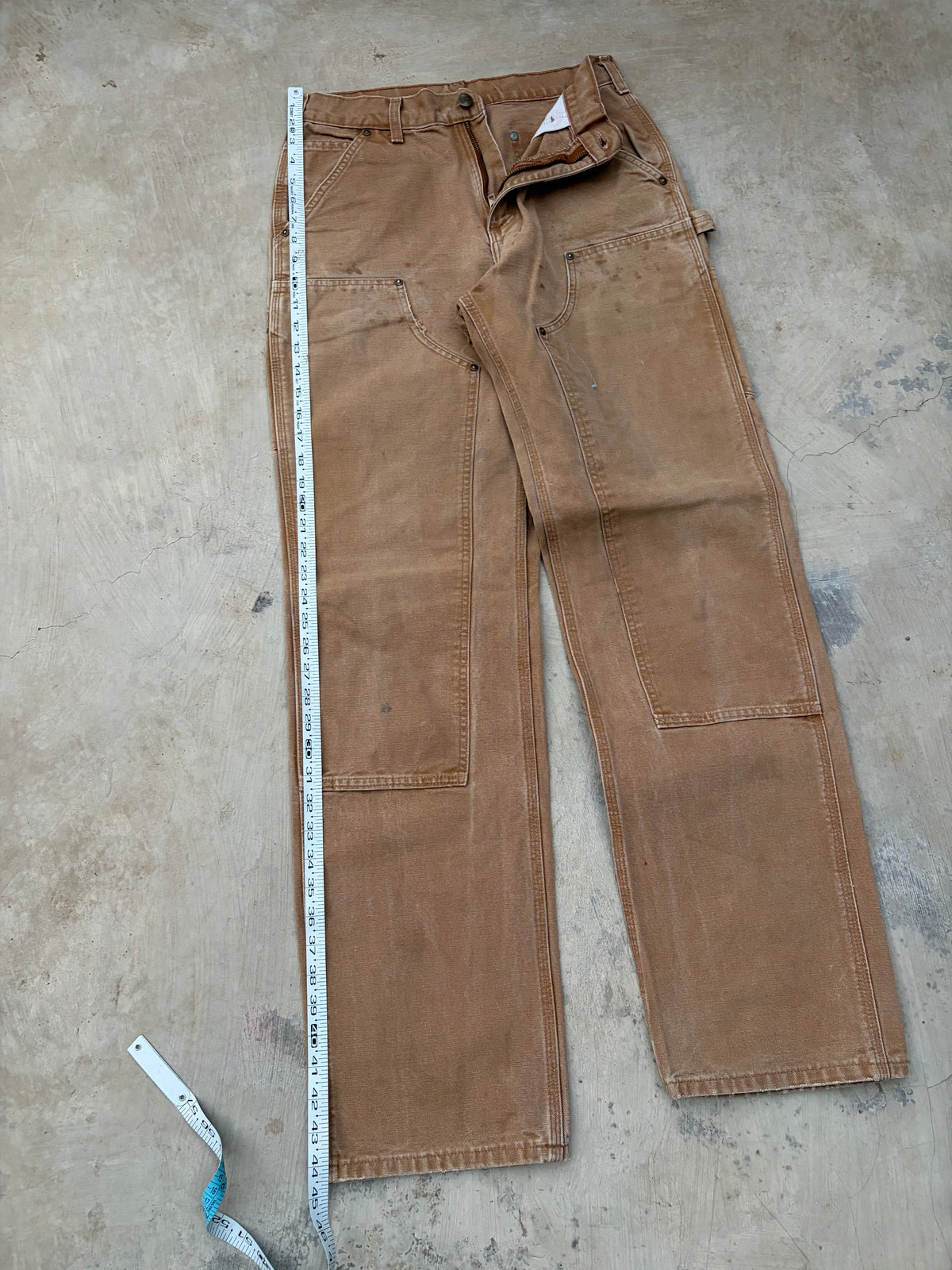 Vintage Carhartt B136 BRN Double Knee Carpenter Pants 31