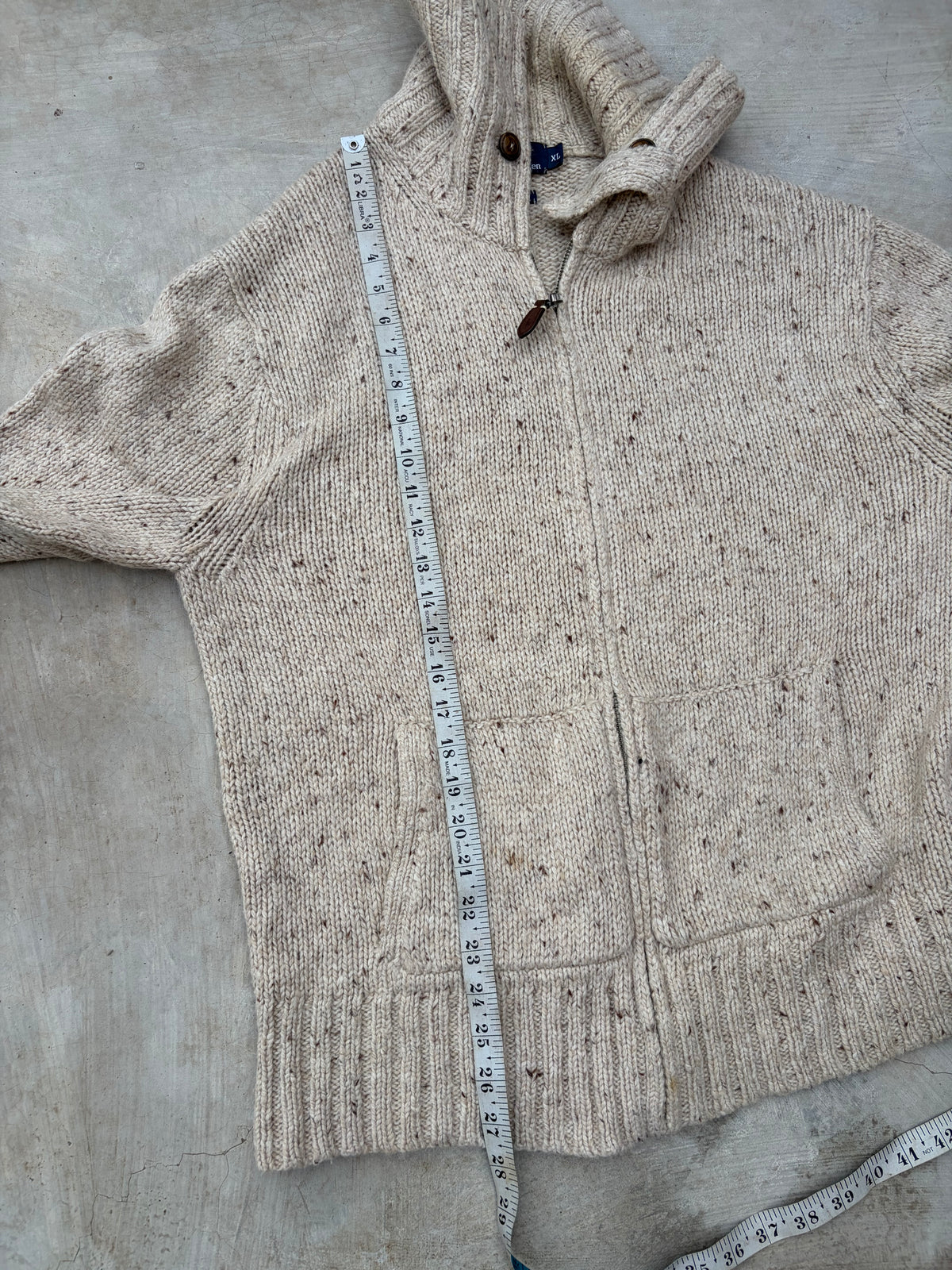 Vintage 90s Polo Ralph Lauren Alpaca Wool Quarter-Zip Knit Sweater M/L