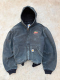 Vintage 00s Faded Carhartt Active Jacket J131 BLK XL