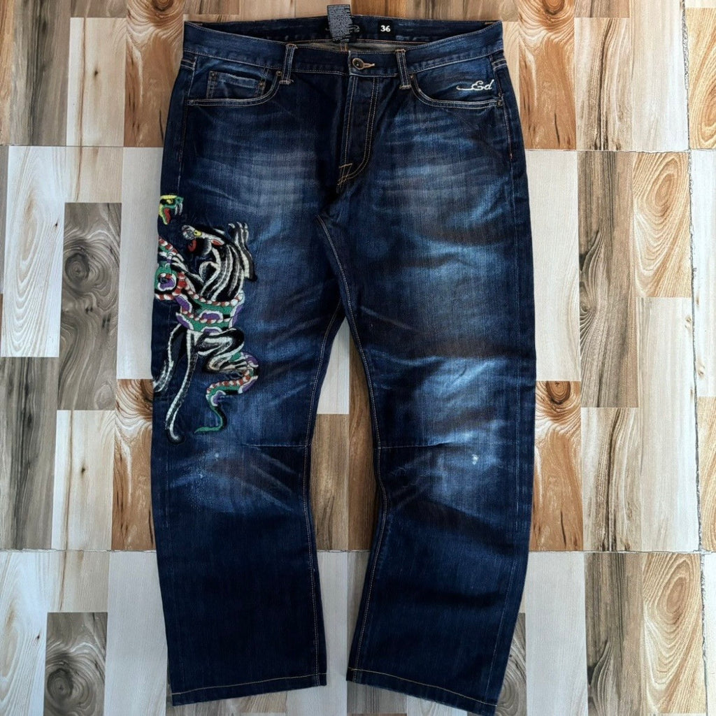 Vintage Edhardy Y2K Baggy Pant 36