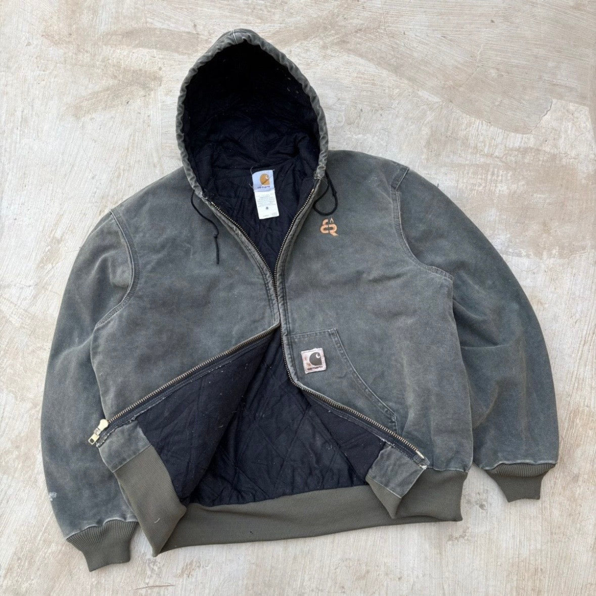 Vintage 00s Sunfaded Carhartt Active Jacket J68 Mos L