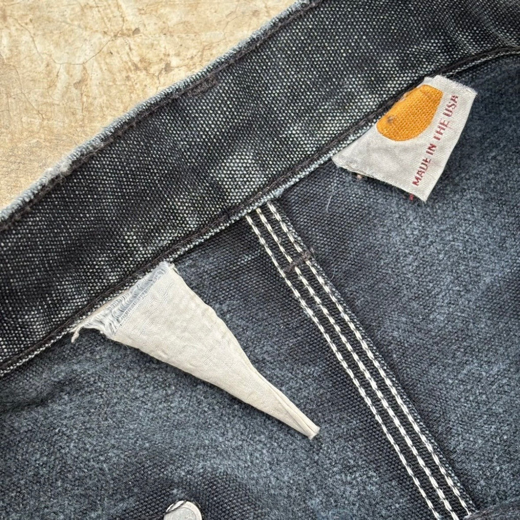 Vintage 00s Carhartt Double Knee B01 BLK 34