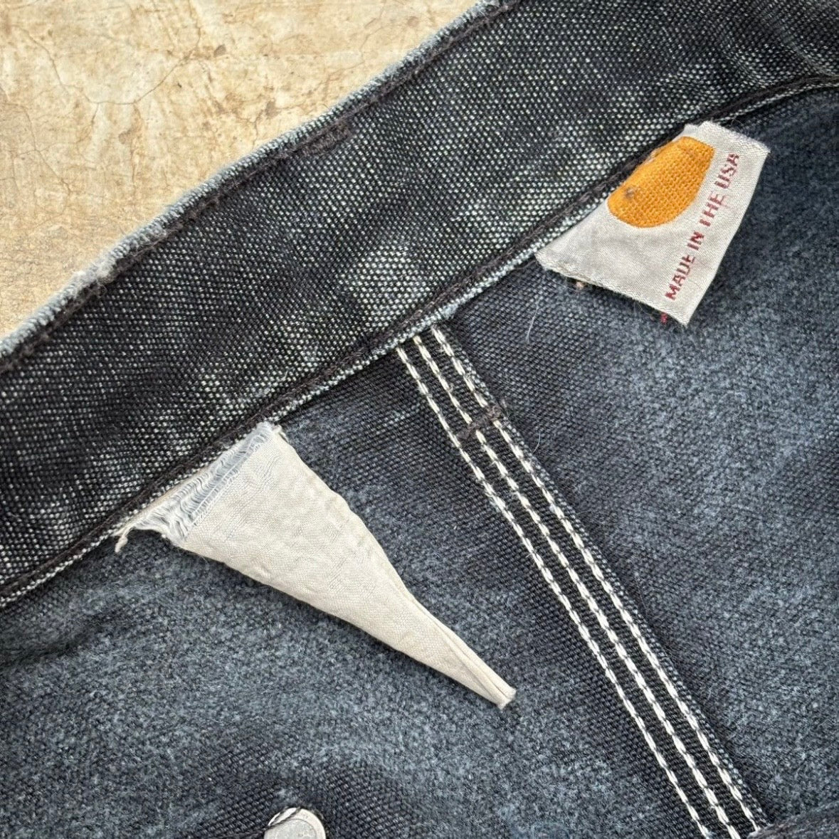 Vintage 00s Carhartt Double Knee B01 BLK 34