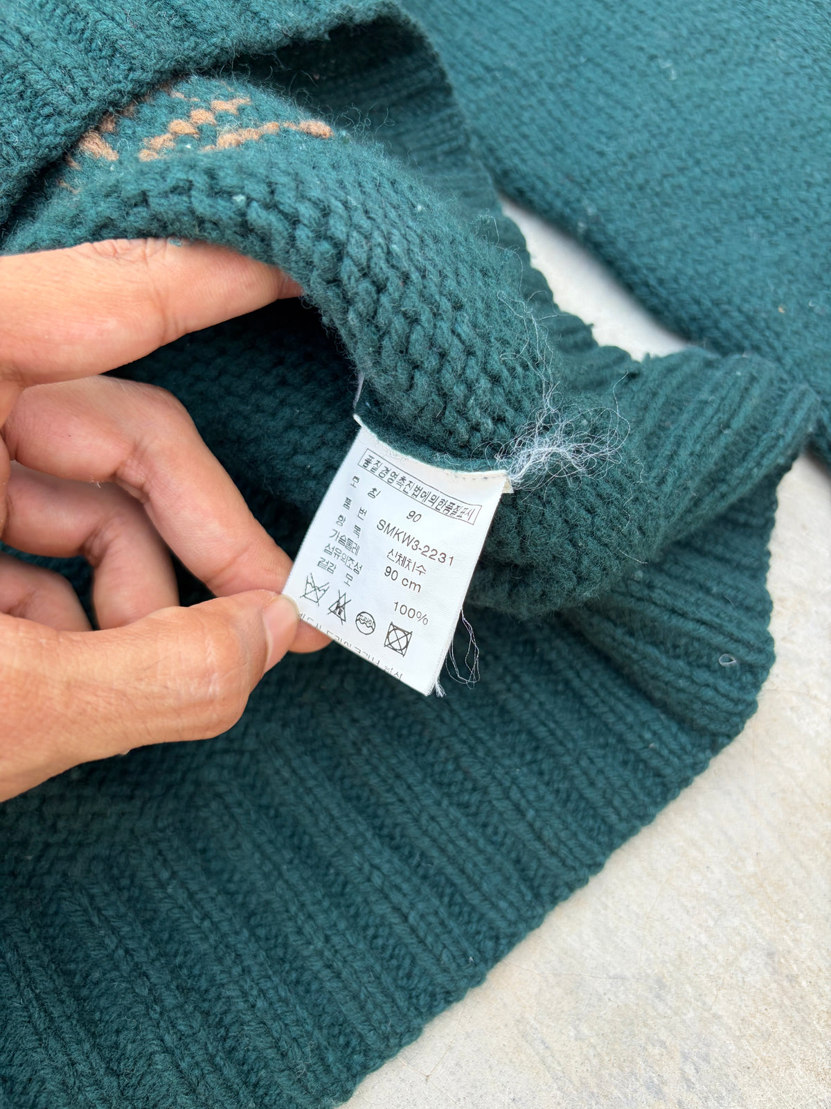 2001 Polo Ralph Lauren Dog Knit Sweater S/M