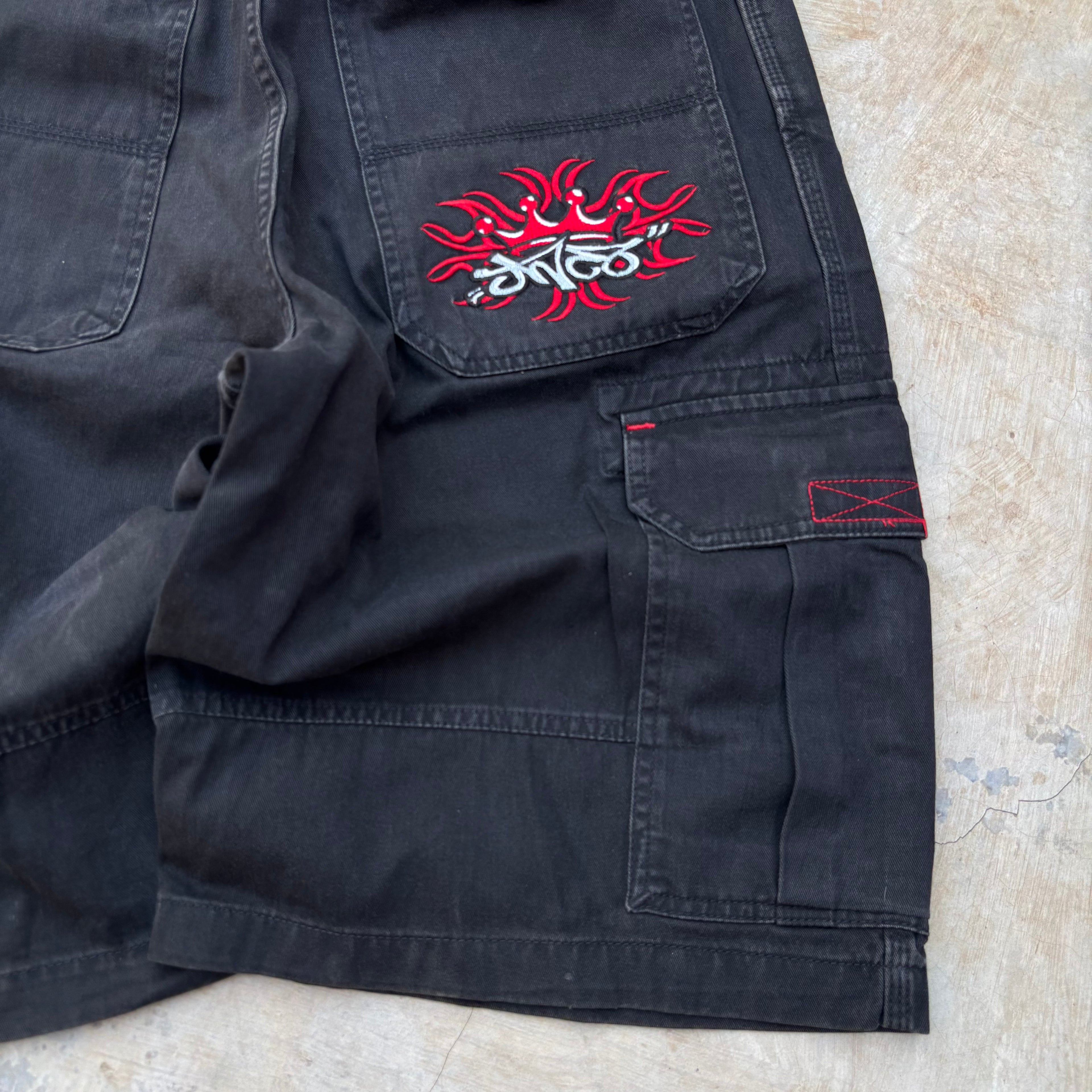 Vintage 90s Jncos Spell Out Jorts 32