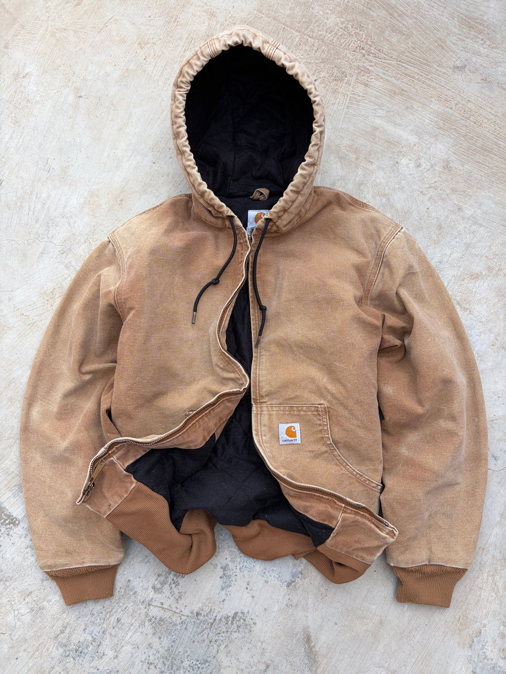 Vintage Carhartt Active Jacket WJ130 BRN M