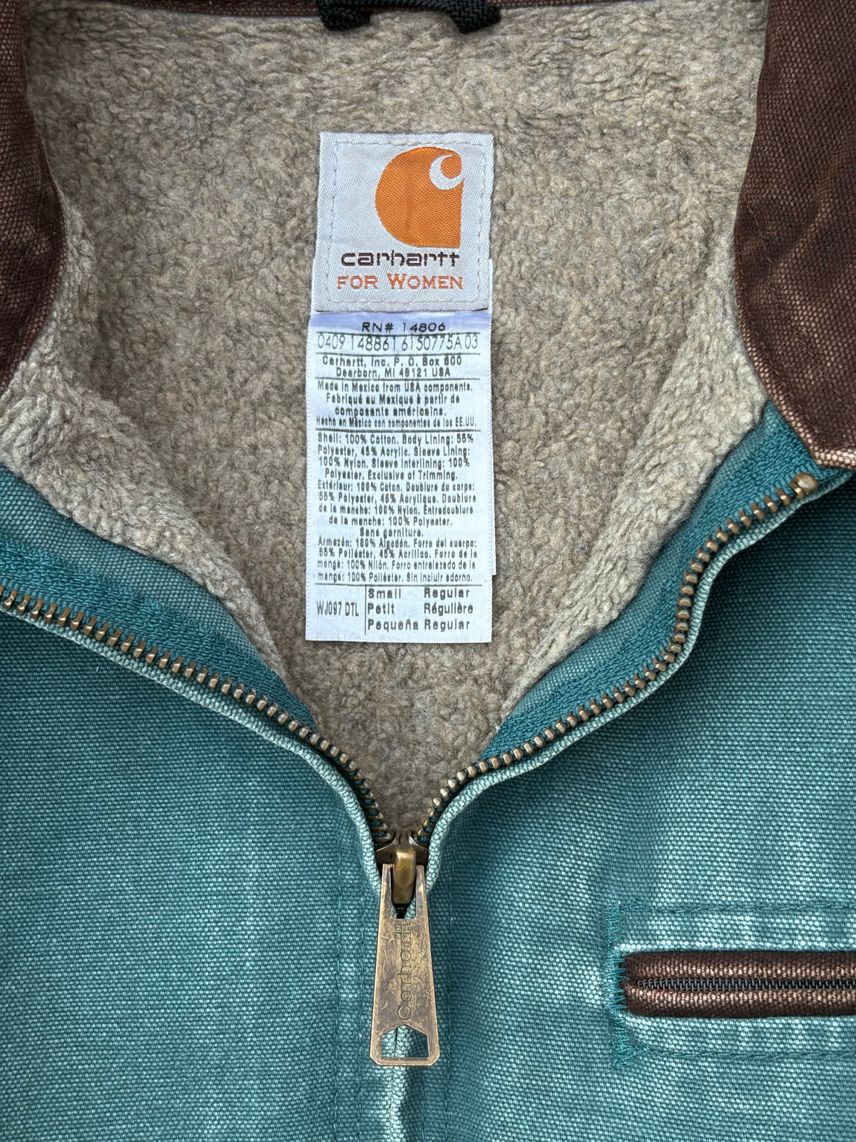 Vintage 00s Carhartt Detroit Jacket WJ097 DTL Small