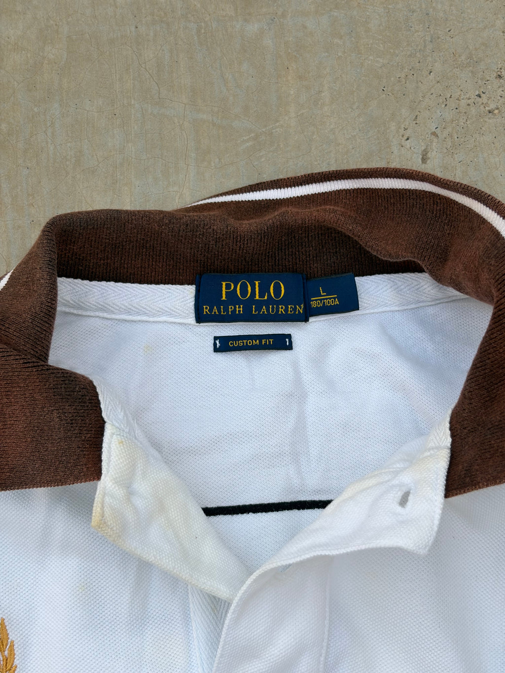Vintage Polo Ralph Lauren Miami Big Pony Polo Shirt L