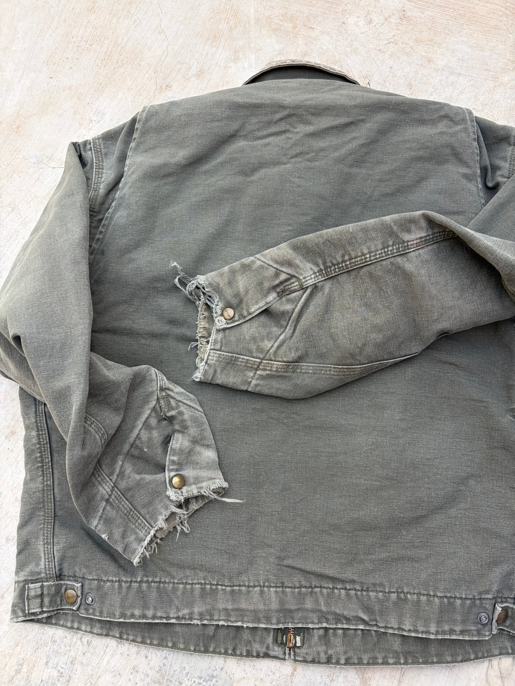 Vintage 90s 1999 Carhartt Detroit Jacket J76 MOS XL