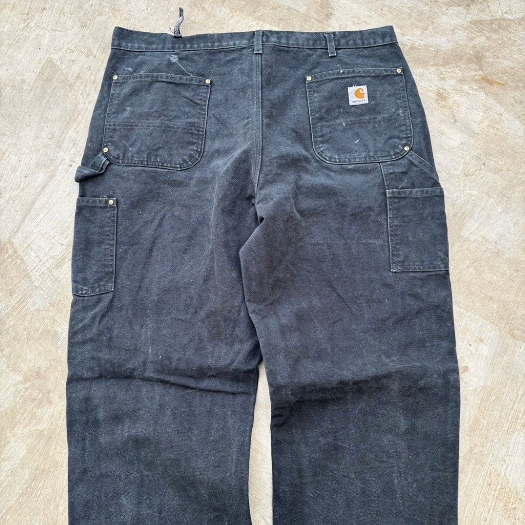 Vintage 00s Carhartt Double Knee Pant B01 BLK 40