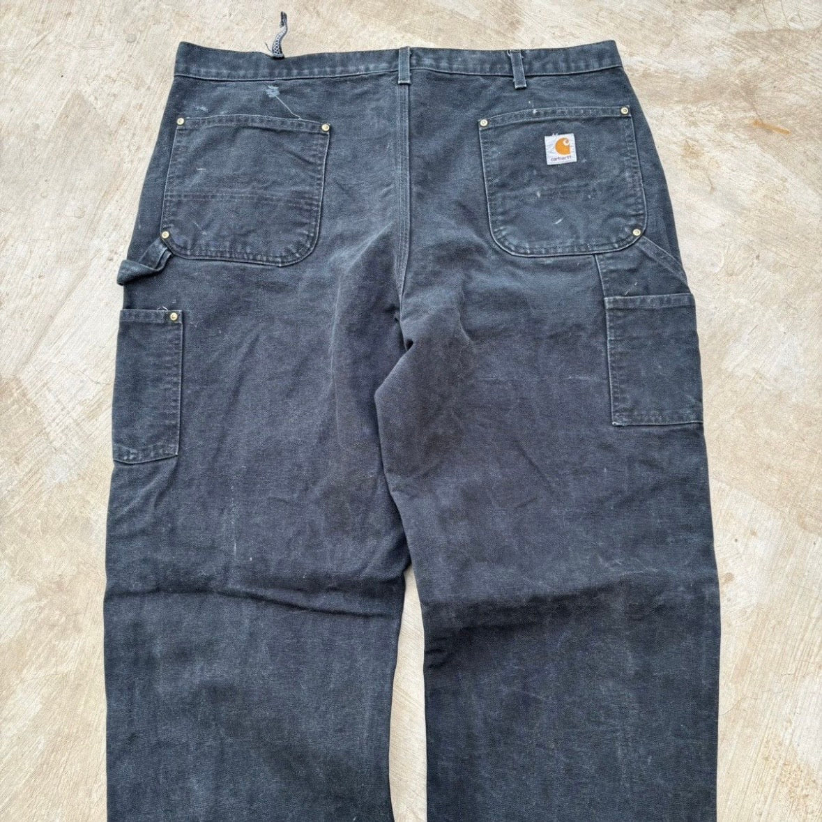 Vintage 00s Carhartt Double Knee Pant B01 BLK 40