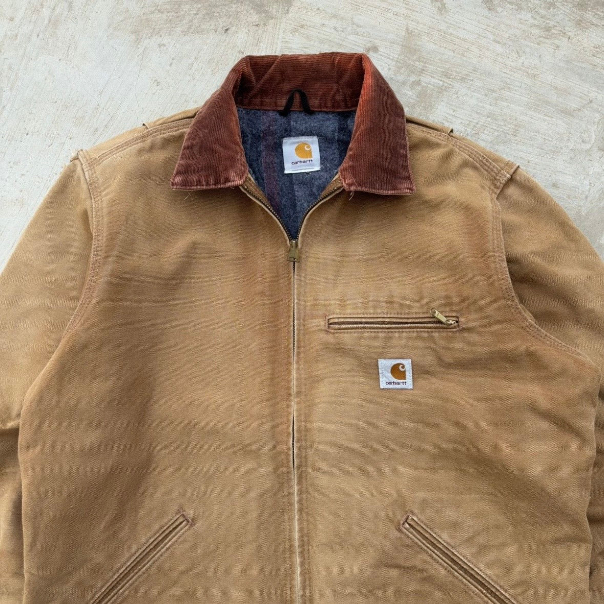 Vintage 00s Carhartt Detroit Jacket BRN M