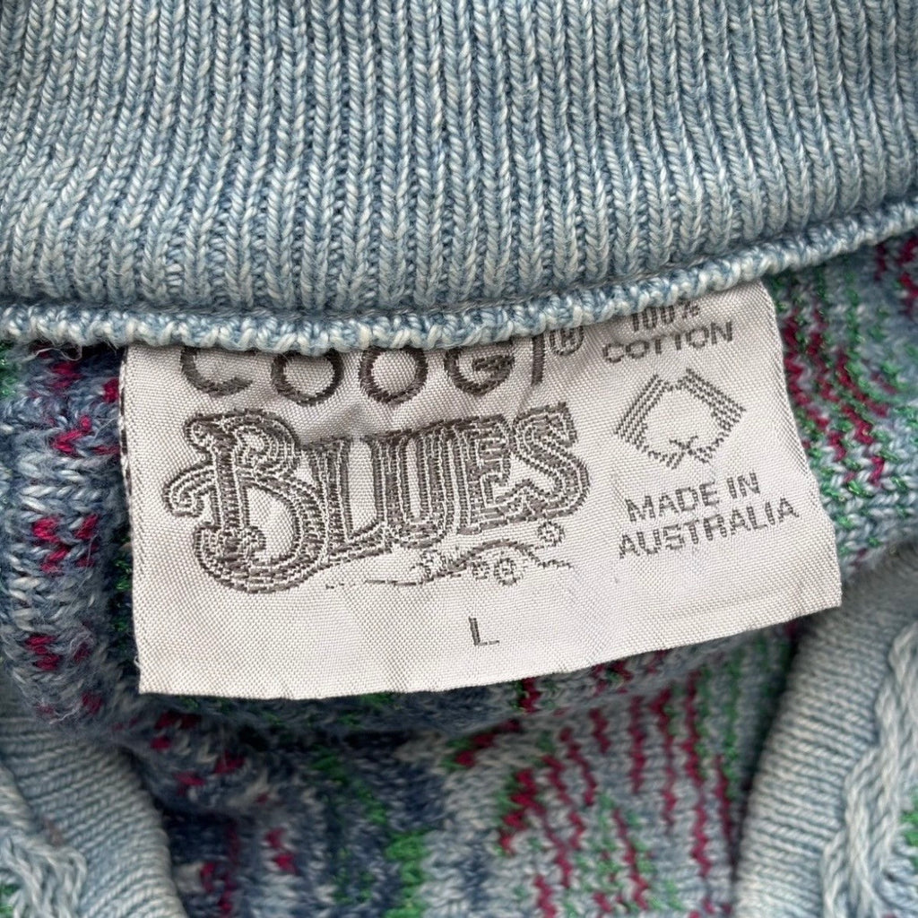 Vintage 90s Coogi Blues 3D Knitwear L/XL