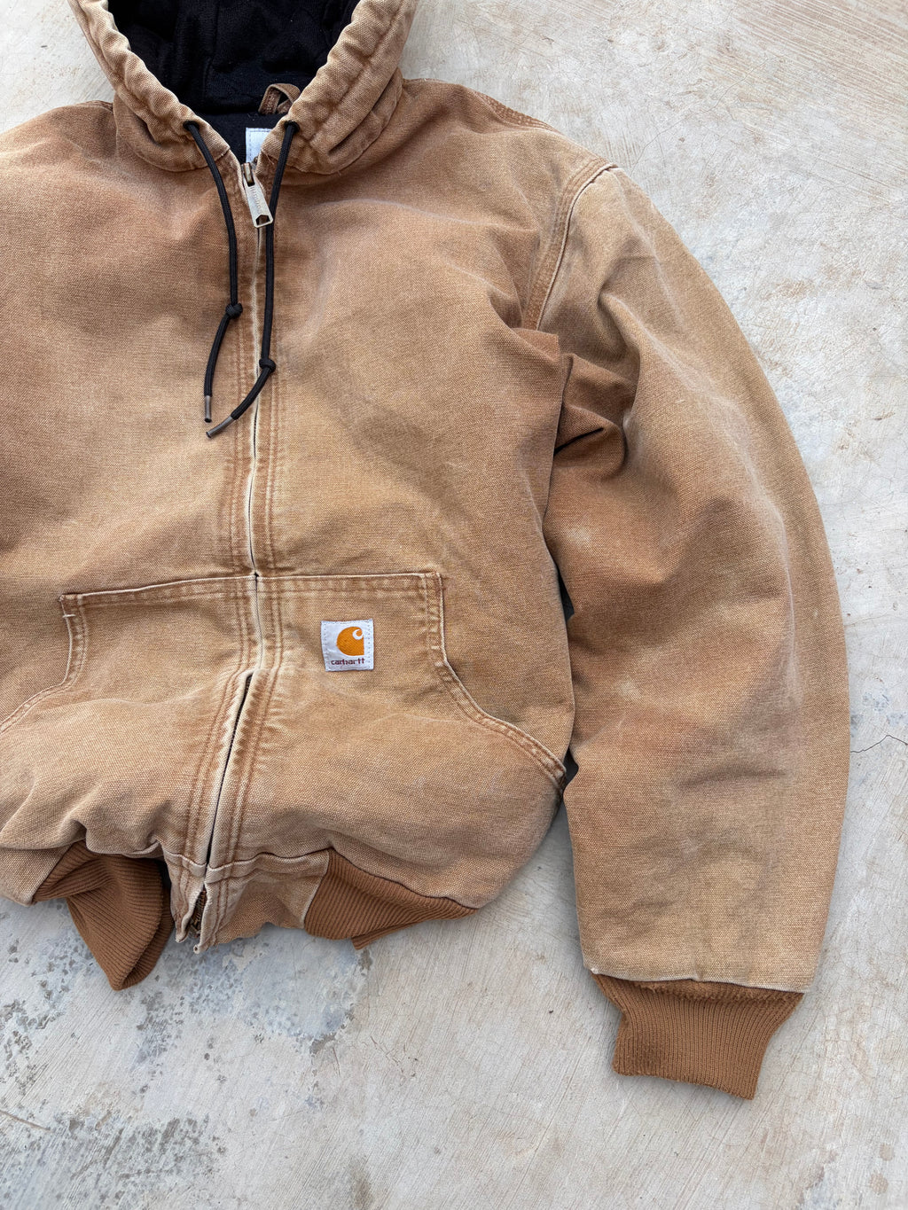 Vintage Carhartt Active Jacket WJ130 BRN M