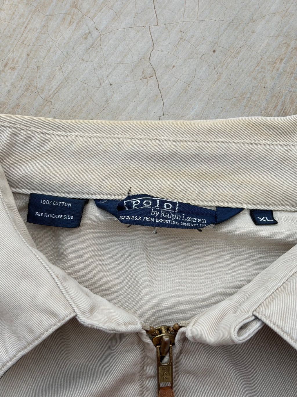 Vintage 90s Polo Ralph Lauren Harrington Jacket XL/XXL