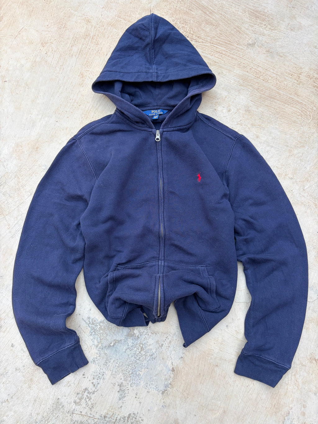 Vintage 90s Polo Ralph Lauren Zip Hoodie M