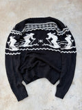 Vintage Polo Ralph Lauren Fair Isle V-Neck Sweater S/M