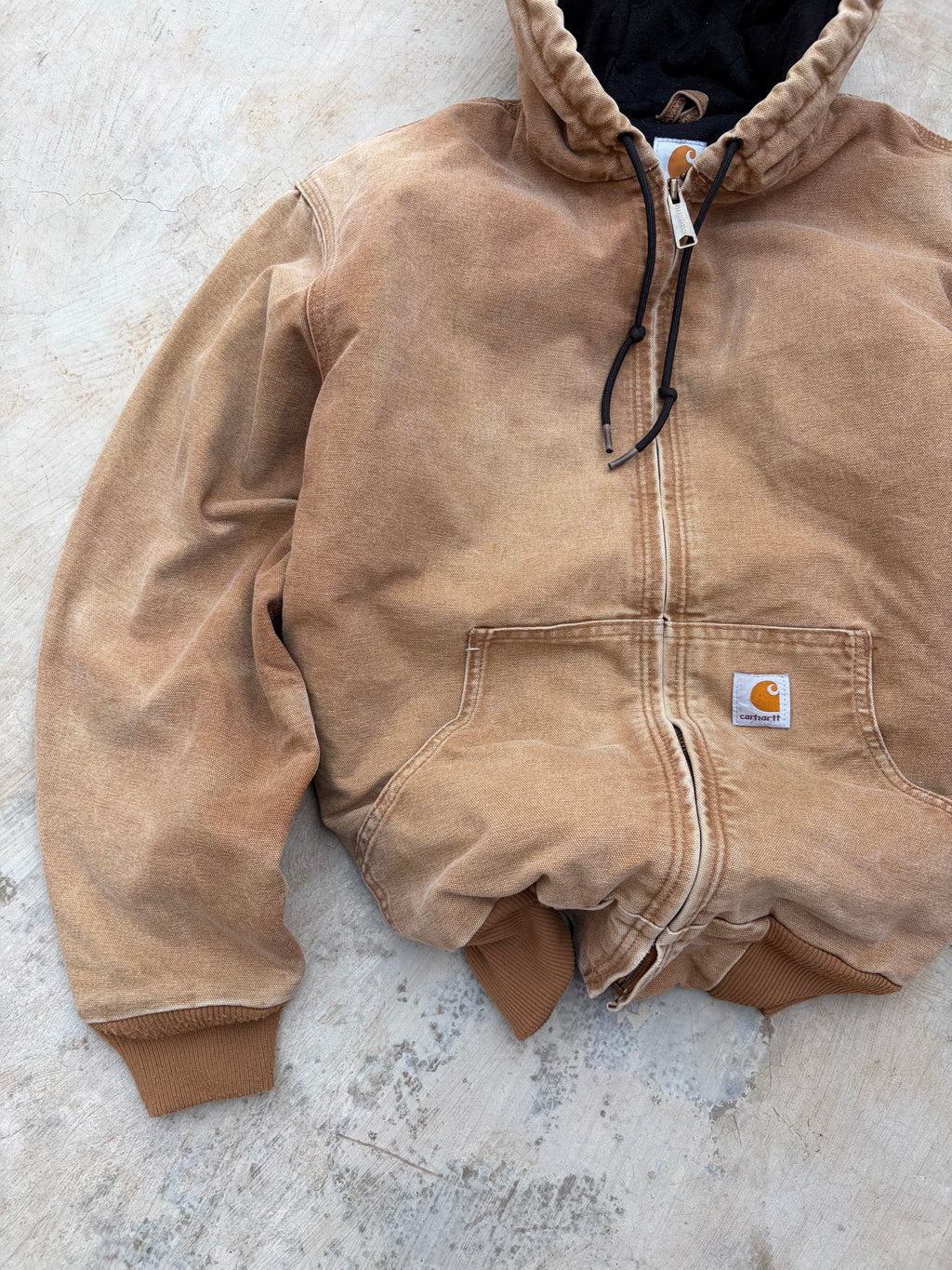 Vintage Carhartt Active Jacket WJ130 BRN M
