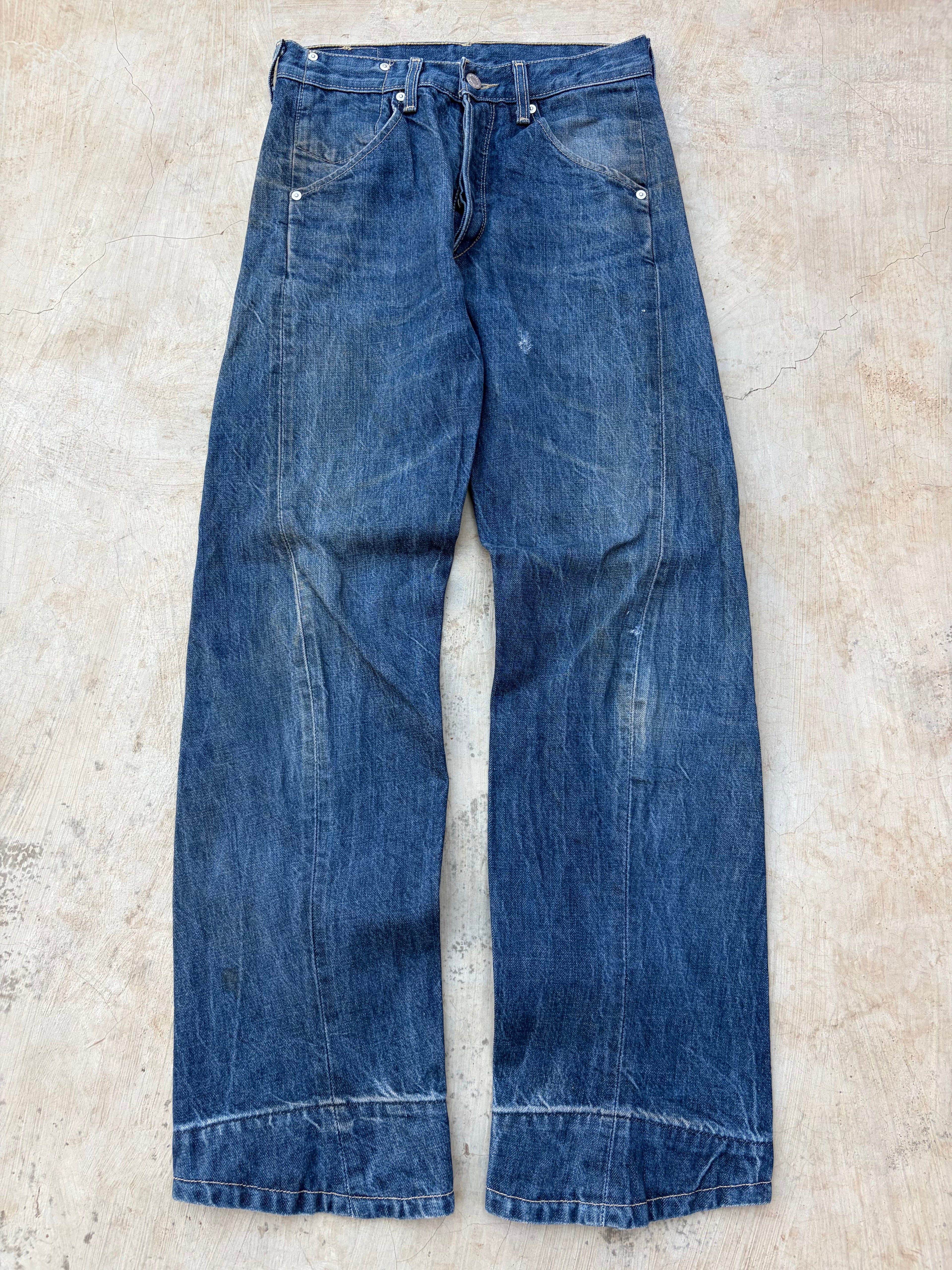 Vintage Levi’s 503 Denim Jeans Faded Blue Straight Leg 28