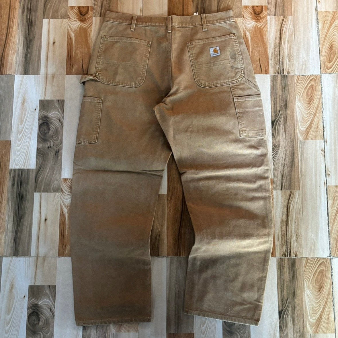 Vintage 00s Carhartt Double Knee B01 BRN 36