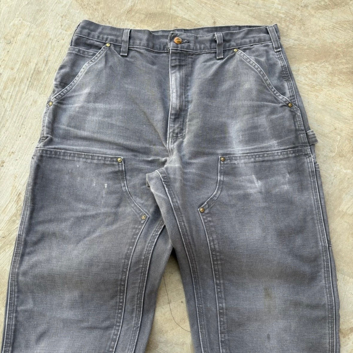 Vintage Sunfaded Carhartt Double Knee B01 GVL 34