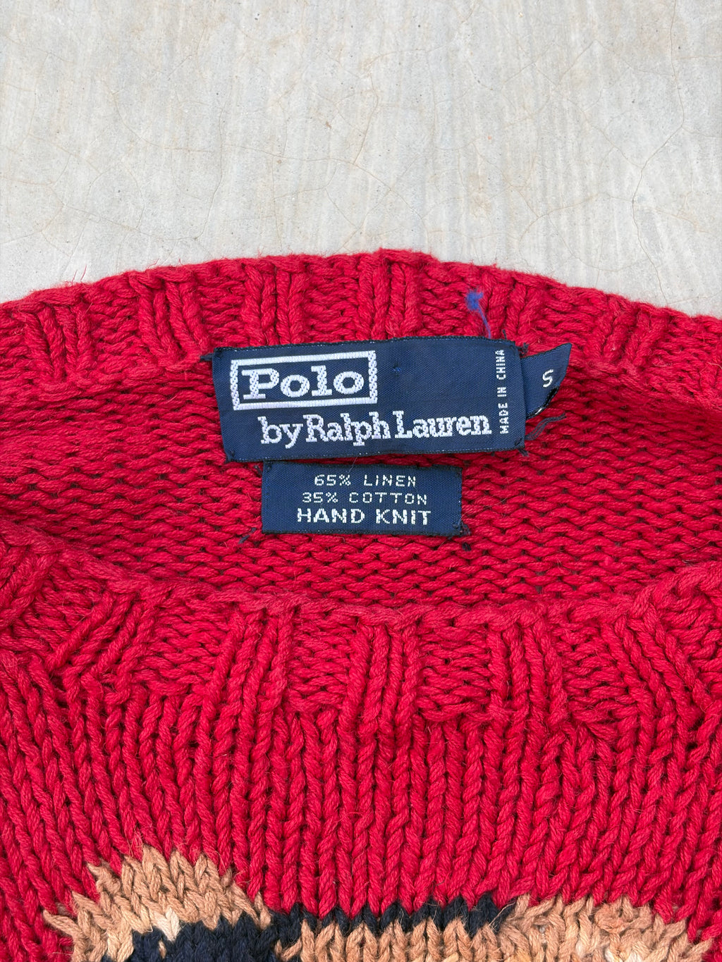Extremely Rare 1992 Vintage Polo Ralph Lauren Ski Bear Sweater – Hand Knit M/L