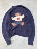 90s Polo Ralph Lauren Polo Bear Sweater M/L