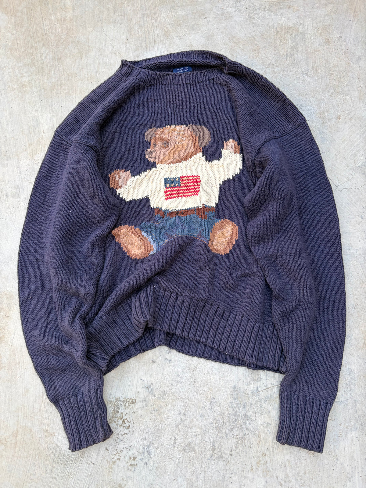 90s Polo Ralph Lauren Polo Bear Sweater M/L