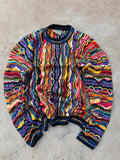 90s Coogi Australia Pure New Wool Knit Sweater Made In Australia M