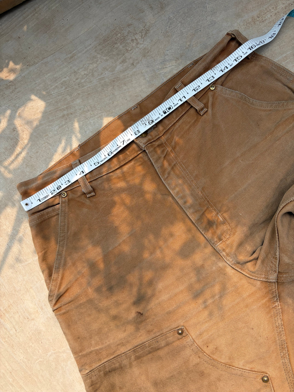 Vintage Sunfaded 1 pannel Carhartt Double Knee 32