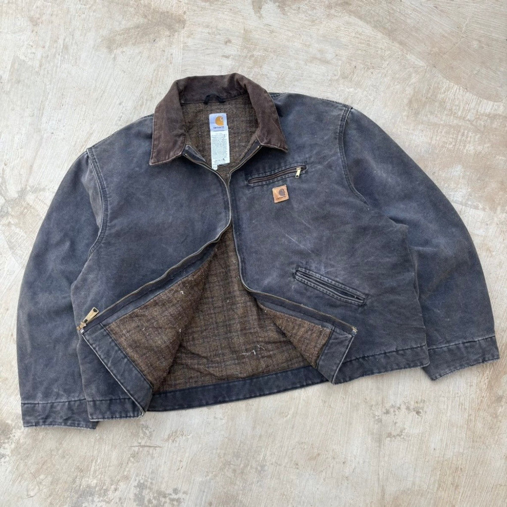 Vintage 00s Carhartt Detroit Jacket J97 BLK 2XL