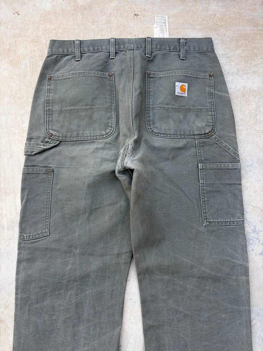 Vintage Sunfaded Bootcut Carhartt Double Knee pants 33