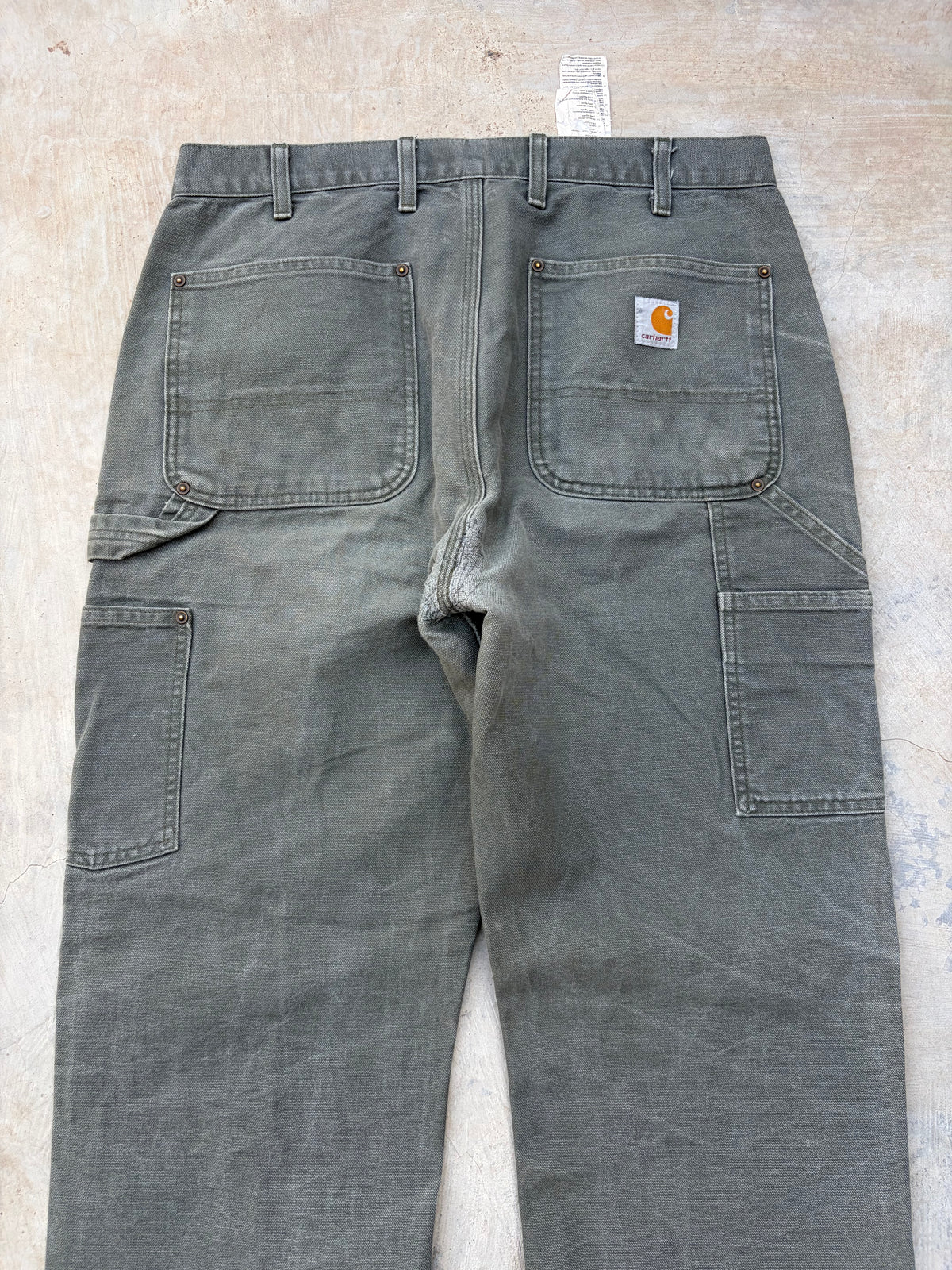 Vintage Sunfaded Bootcut Carhartt Double Knee pants 33