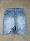 Rare Vintage JNCO Dragon Embroidered Denim Jorts – Y2K Grail 36