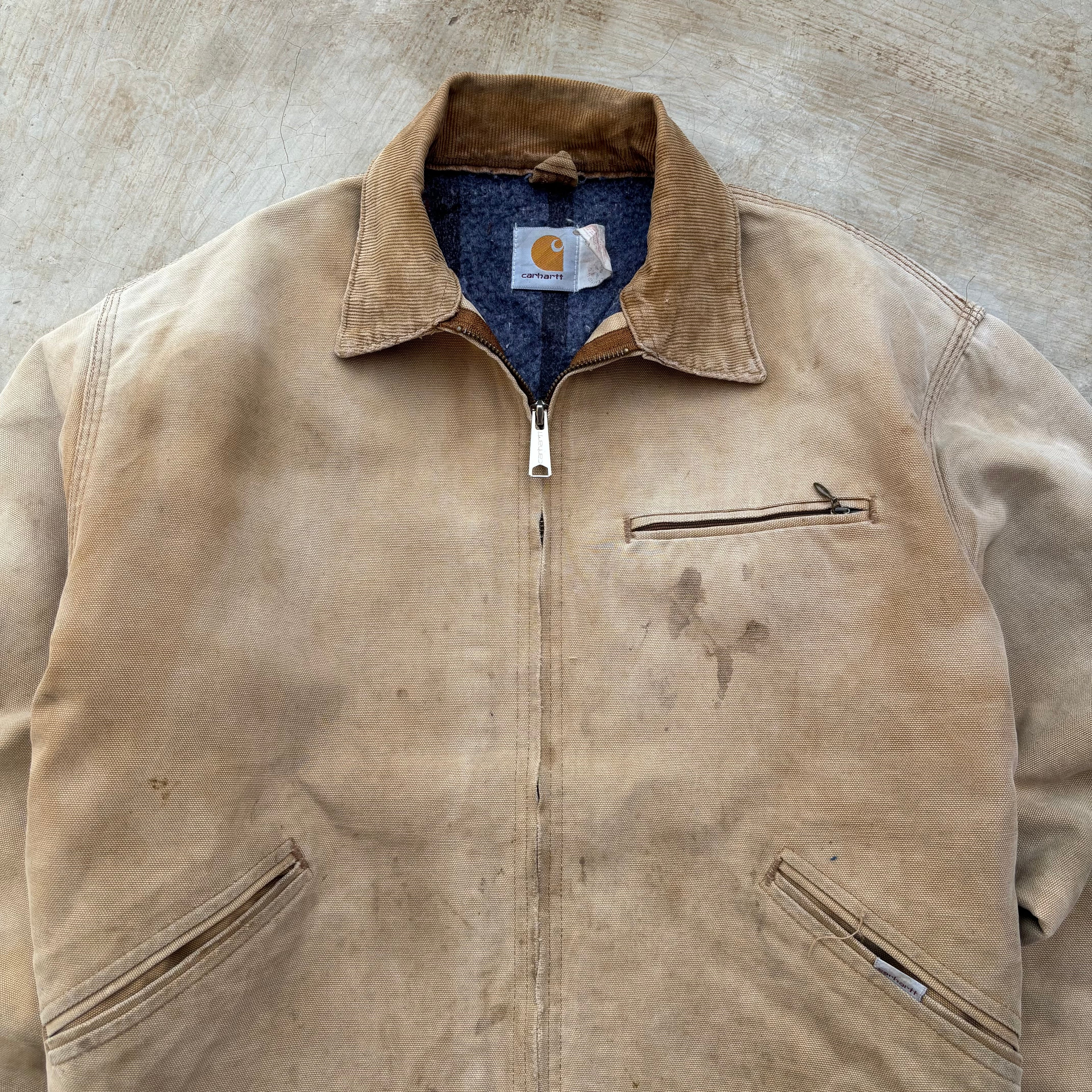 Vintage 90s Sunfaded Carhartt Detroit Jacket M/L