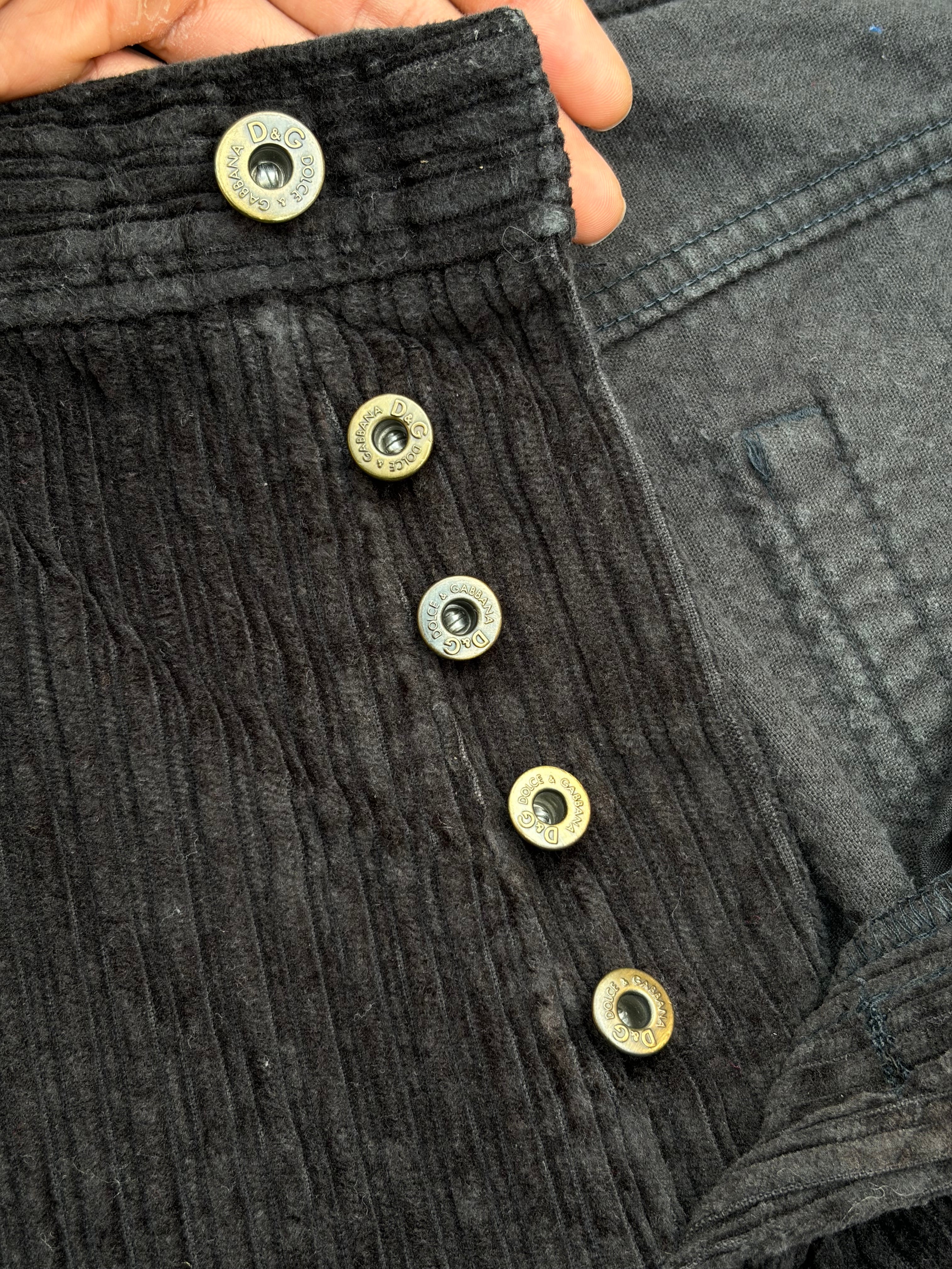 Vintage 90s Dolce & Gabbana Corduroy Jeans 38