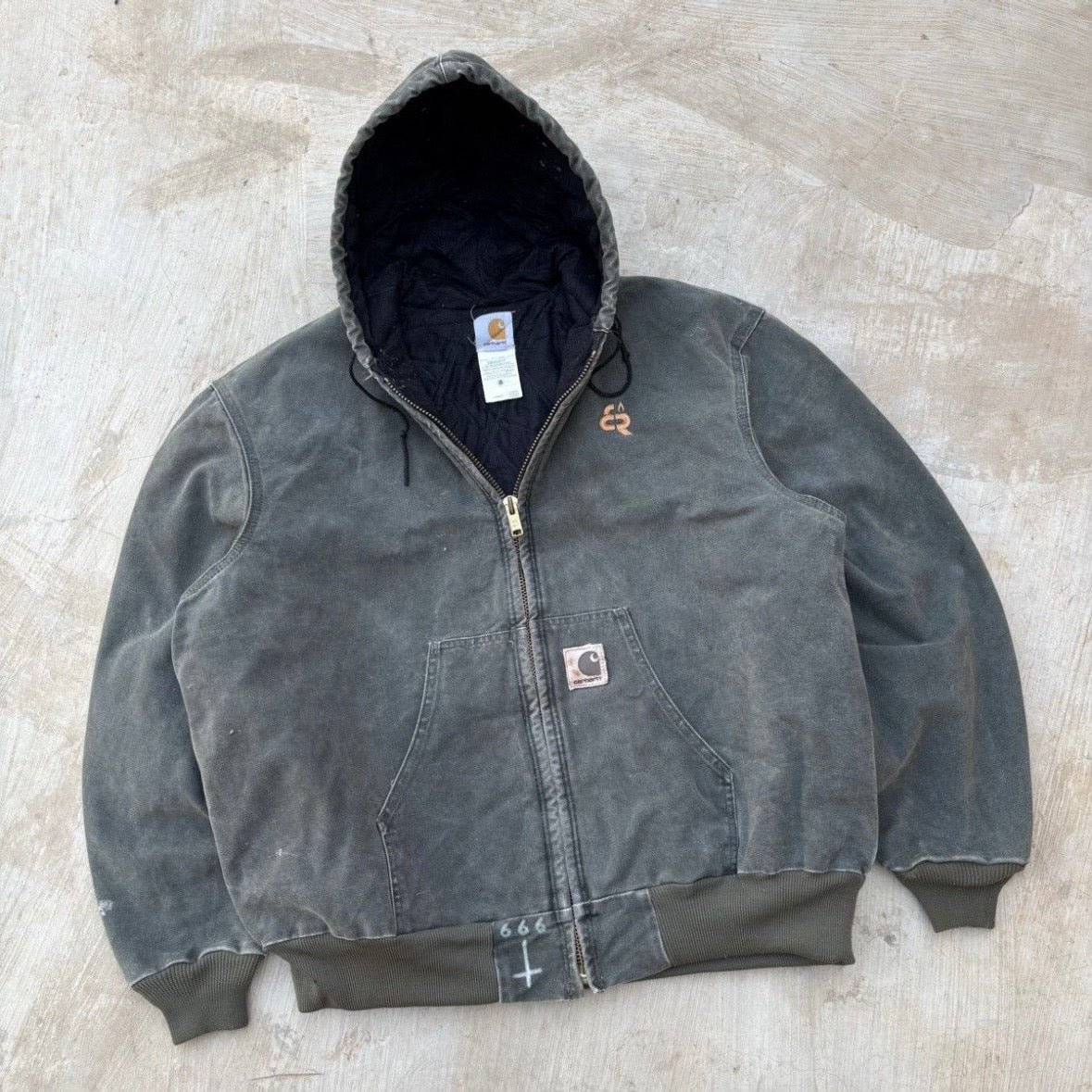 Vintage 00s Sunfaded Carhartt Active Jacket J68 Mos L