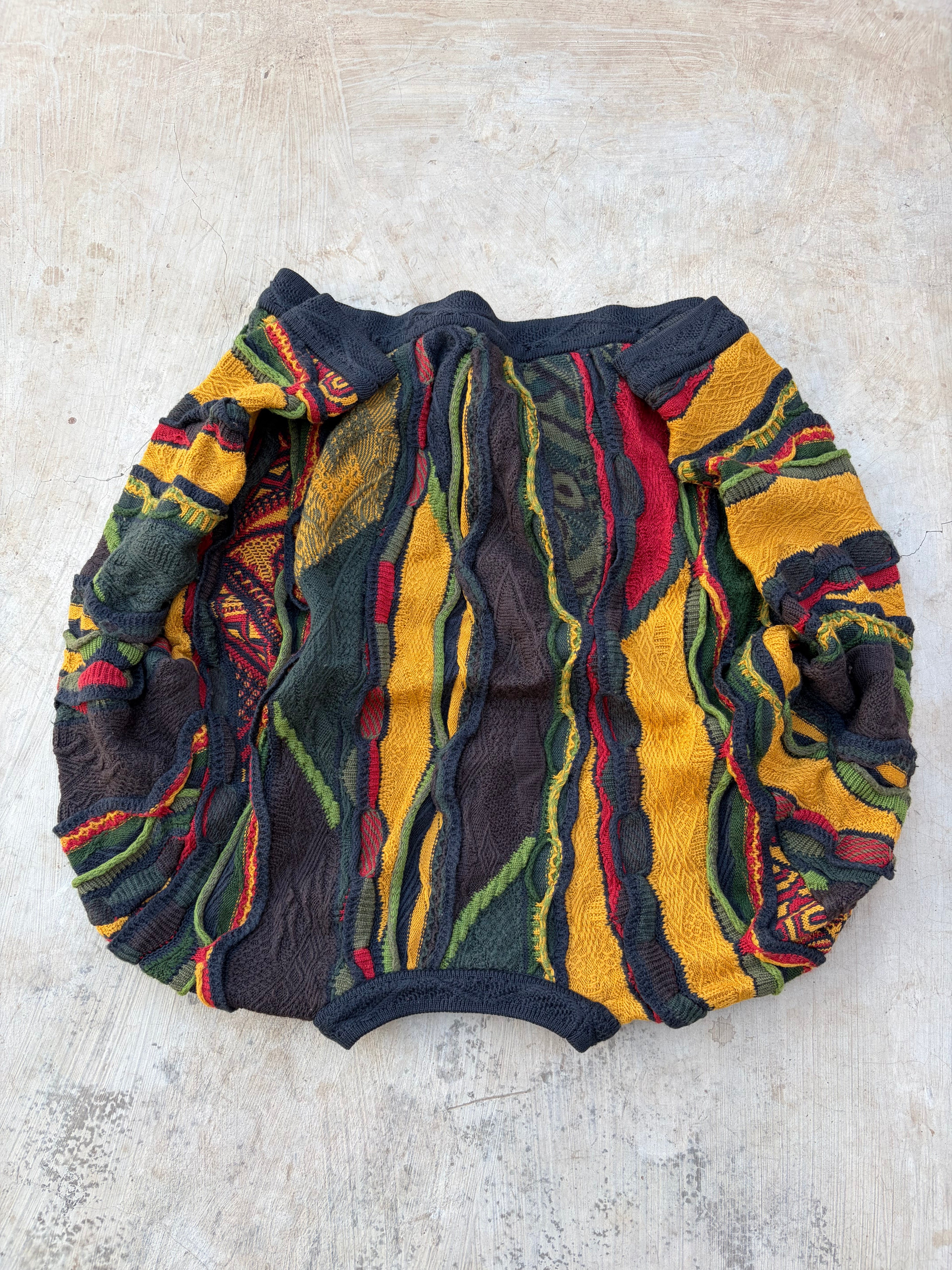 Vintage 90s COOGI Australia 3D Mercerised Cotton Knit Sweater S