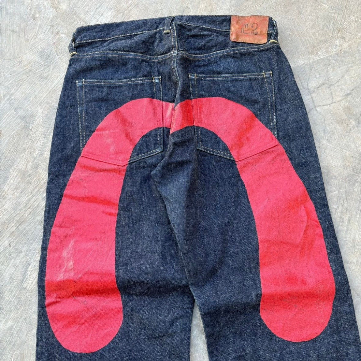 Vintage 00s Evisu Diacock Selvedge Jeans 36