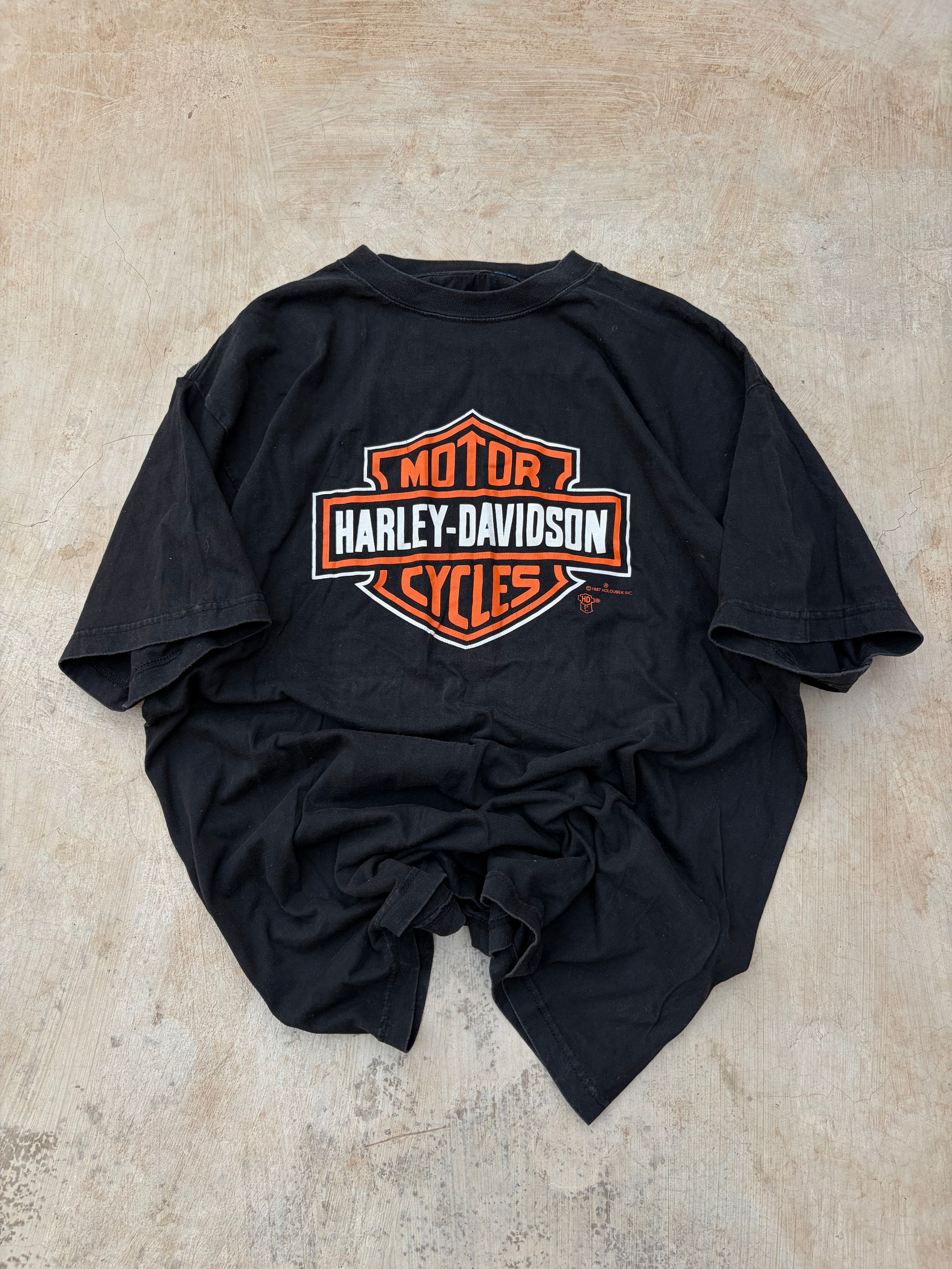 Vintage Harley Davidson Oversized Tee L