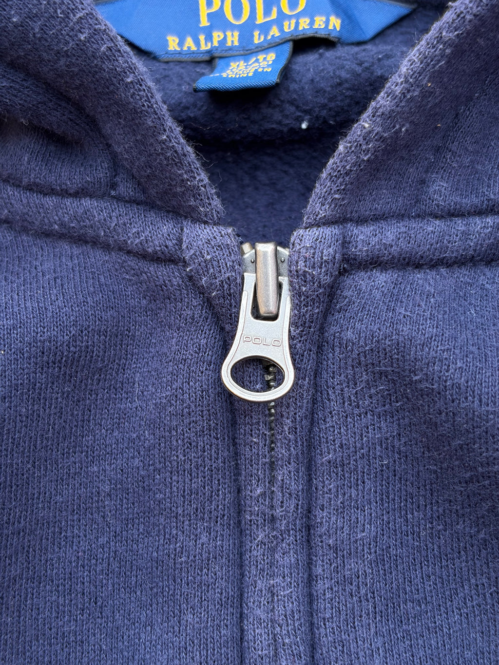 Vintage 90s Polo Ralph Lauren Zip Hoodie M