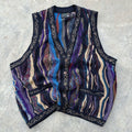 Vintage 90s Coogi Vest Knitwear L
