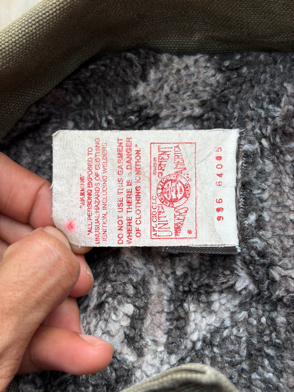 Vintage 90s 1996 Carhartt Aztec Coat XL